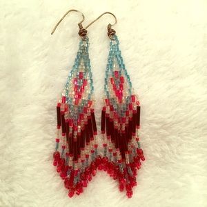 ❤️ free w/ purchase!Handmade tribal earrings